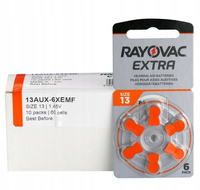 RAYOVAC Baterie słuchowe 13 Extra 60 szt.