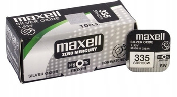 MAXELL bateria srebrowa 335 / SR512SW BL1x10 /zestaw