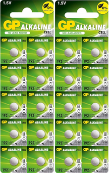 GP bateria alkaliczna 192 / AG3 / LR41 bl.10x2 /zestaw