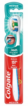 COLGATE SZCZOTECZKA 360 WHOLE MOUTH CLEAN ŚREDNIA