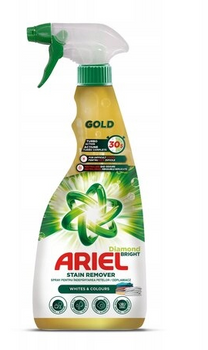 ARIEL ODPLAMIACZ 750 ML SPRAY UNIWERSAL GOLD / STAIN REMOVER 8/75/600 PL
