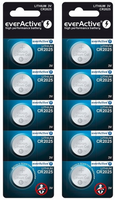 everActive bateria litowa CR2025 10 szt. - zestaw