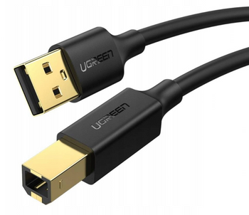 UGREEN kabel przewód do drukarki USB-A - USB-B 480Mb/s 5m czarny US135