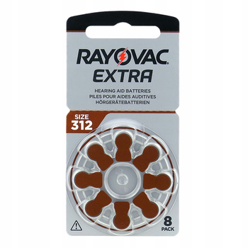 RAYOVAC Baterie słuchowe 312 Extra 8szt.