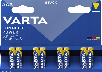 VARTA bateria alkaliczna Longlife Power LR3 AAA BL8