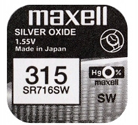 MAXELL bateria srebrowa 315 / SR716SW BL1