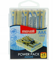 MAXELL bateria alkaliczna AAA 24 szt.