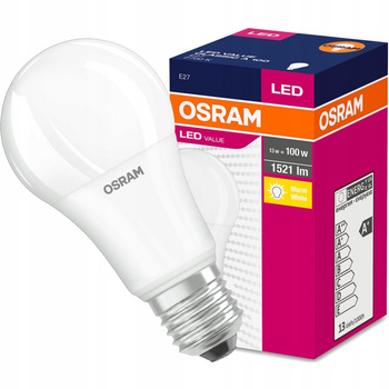 OSRAM Żarówka LED A60 E27 13W 100W 1521lm 2700K 