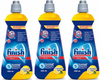 FINISH PŁYN NABŁYSZCZAJĄCY LEMON 400 ML/ RINSING LIQUID FOR DISHWASHER 12/96/1152x3 /zestaw