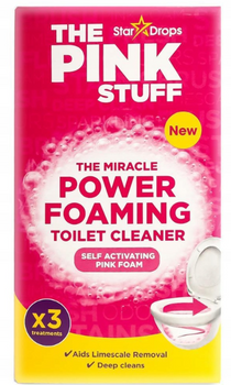 PINK STUFF AKTYWNA PIANA DO CZYSZCZENIA WC SASZETKI 3x100g 12/84/1008