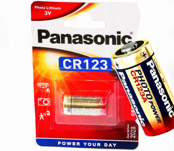 PANASONIC bateria litowa PHOTO CR123  BL1