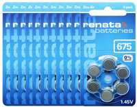 RENATA baterie słuchowe 675 60 szt.