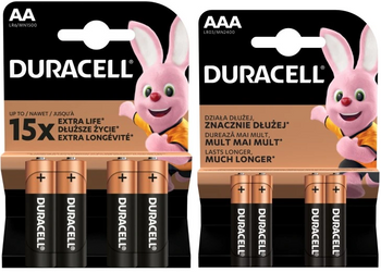 DURACELL LR3 + LR6 BASIC / zestaw 8 szt.