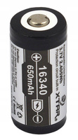 XTAR 16340 / R-CR123 3,7V Li-ION 650mAh z zabezpieczeniem