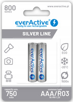 everActive akumulatorki Ni-MH AAA 800 mAh bl.2