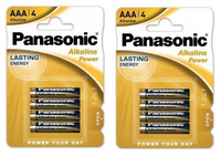 PANASONIC bateria alkaliczna Alkaline Power AAA 8 szt. - zestaw