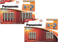 PANASONIC bateria alkaliczna PRO Power AA BL8 + AAA BL8 - zestaw