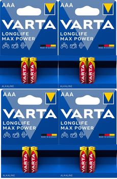 Batteries VARTA Longlife Max Power AAA bl.2x4 /zestaw