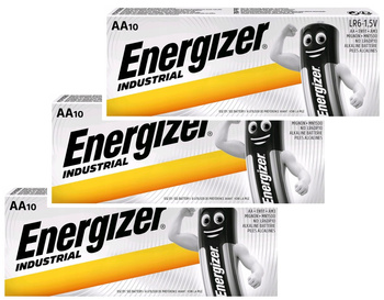 ENERGIZER Bateria alkaliczna INDUSTRIAL AA bl.10 / zestaw 30 szt.