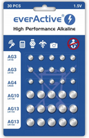 Zestaw bat. alk. G3; G4; G10; G13 everActive 30BL