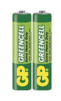 GP bateria Zinc-Carbon Extra Heavy Duty GreenCell AAA shrink 2