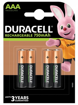 DURACELL HR3 AAA 750 BL4