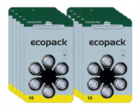 ECOPACK baterie słuchowe VARTA 10 60 szt.