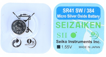 SEIZAIKEN bateria srebrowa SR41SW / 384 BL1