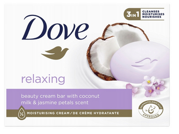 DOVE SOAP 1x90G RELAXING COCONUT 48/135/6480