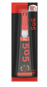 Uniwersalny klej-żel sekundowy 505, 3g*12szt