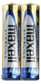 MAXELL bateria alkaliczna AAA zgrzew 2 szt.